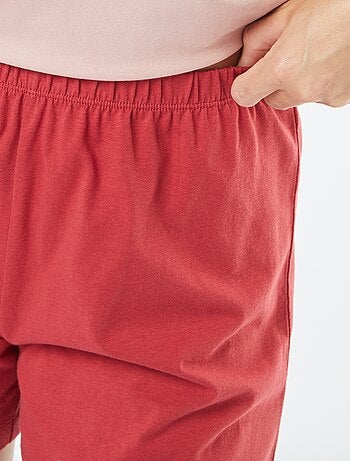 Pijama curto com estampado 'Super-Homem' - 2 peças