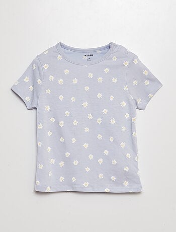 Pijama curto com t-shirt + calções - 2 peças