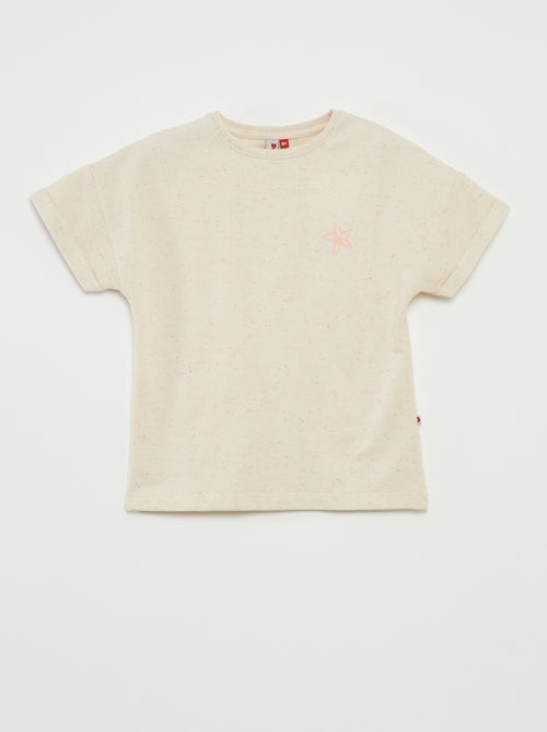 Pijama curto com t-shirt + calções - 2 peças - Kiabi