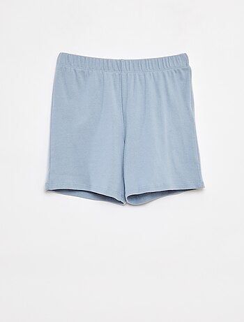 Pijama curto com t-shirt + calções com estampado - 2 peças