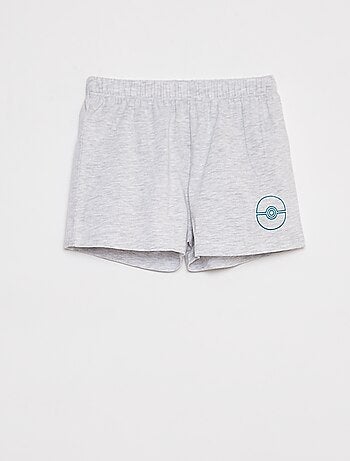 Pijama curto com t-shirt + calções 'Pokémon' - 2 peças