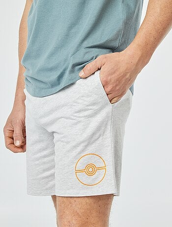 Pijama curto com t-shirt + calções 'Pokémon' - 2 peças