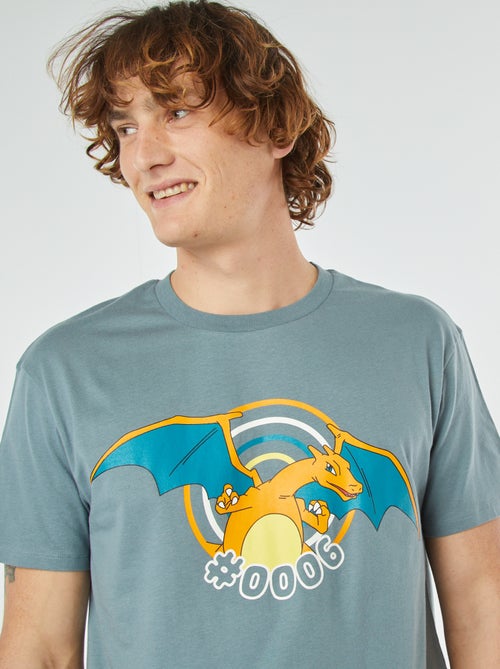 Pijama curto com t-shirt + calções 'Pokémon' - 2 peças - Kiabi