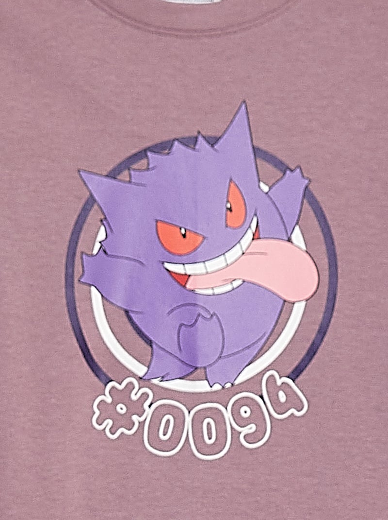 Pijama curto com t-shirt + calções 'Pokémon' - 2 peças VIOLETA - Kiabi