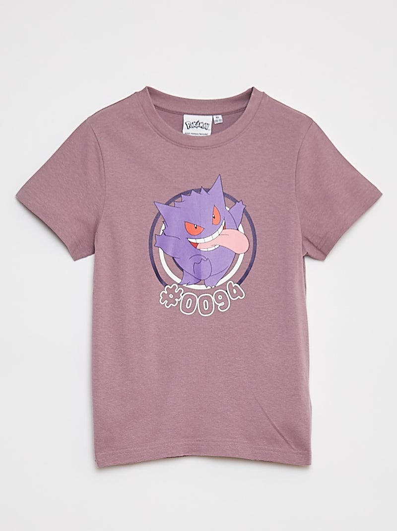 Pijama curto com t-shirt + calções 'Pokémon' - 2 peças VIOLETA - Kiabi