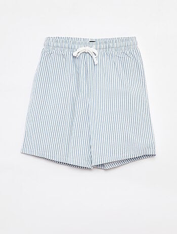 Pijama curto com t-shirt manga cava + calções - 2 peças