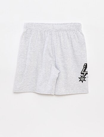 Pijama curto com t-shirt manga cava + calções - 2 peças