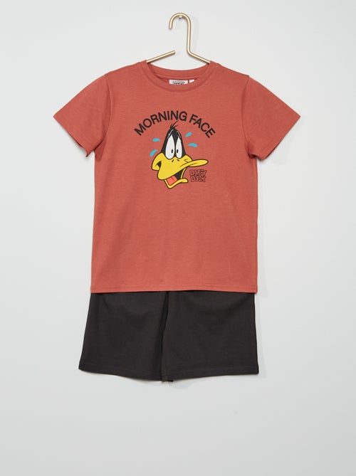 Pijama curto 'Daffy Duck' - Kiabi