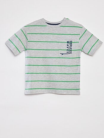 Pijama curto de 2 peças - t-shirt com estampado + calções