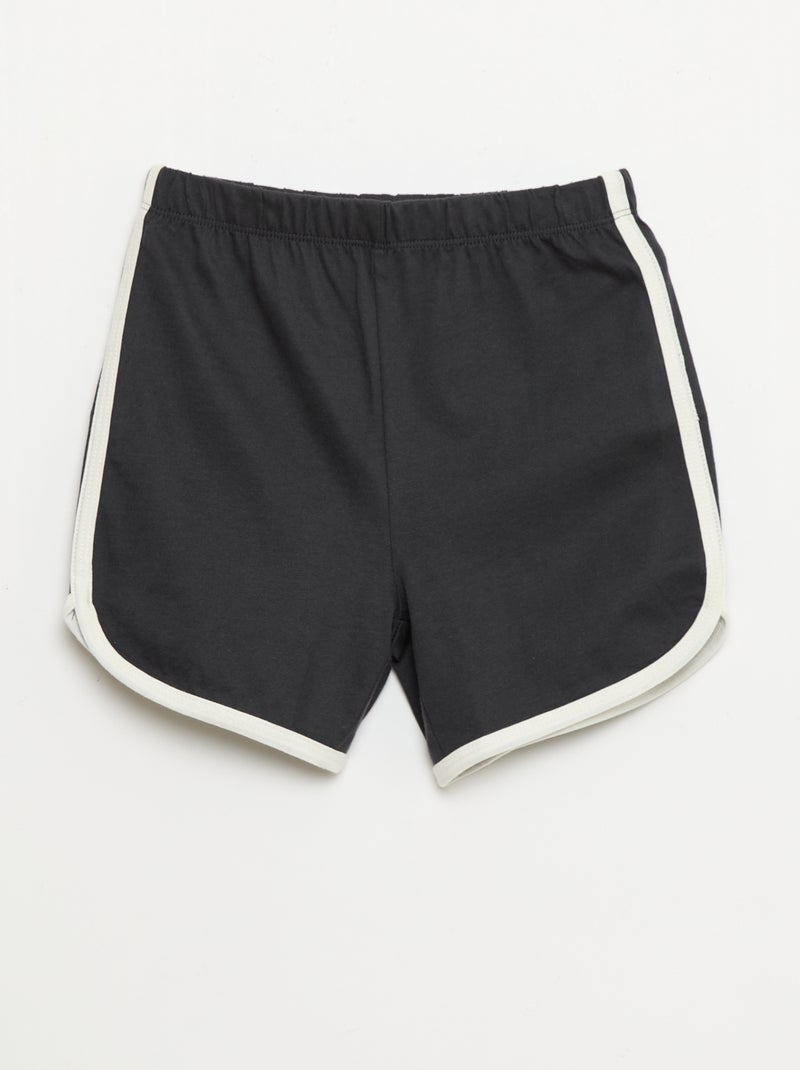 Pijama curto de 2 peças Cinza - Kiabi
