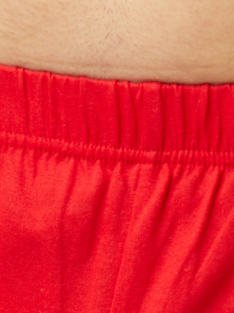 Pijama curto de 2 peças com estampado divertido CINZA - Kiabi