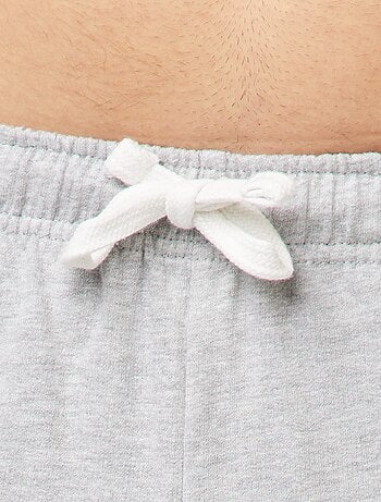 Pijama curto de 2 peças com estampado gamer