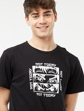 Pijama curto de 2 peças com estampado