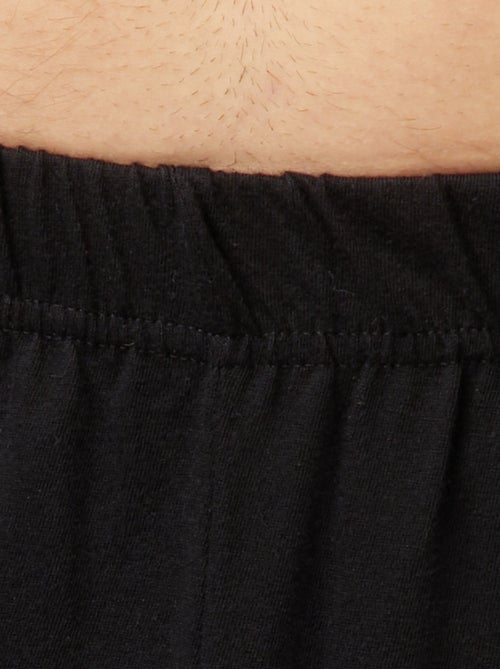 Pijama curto de 2 peças com mensagem - Kiabi