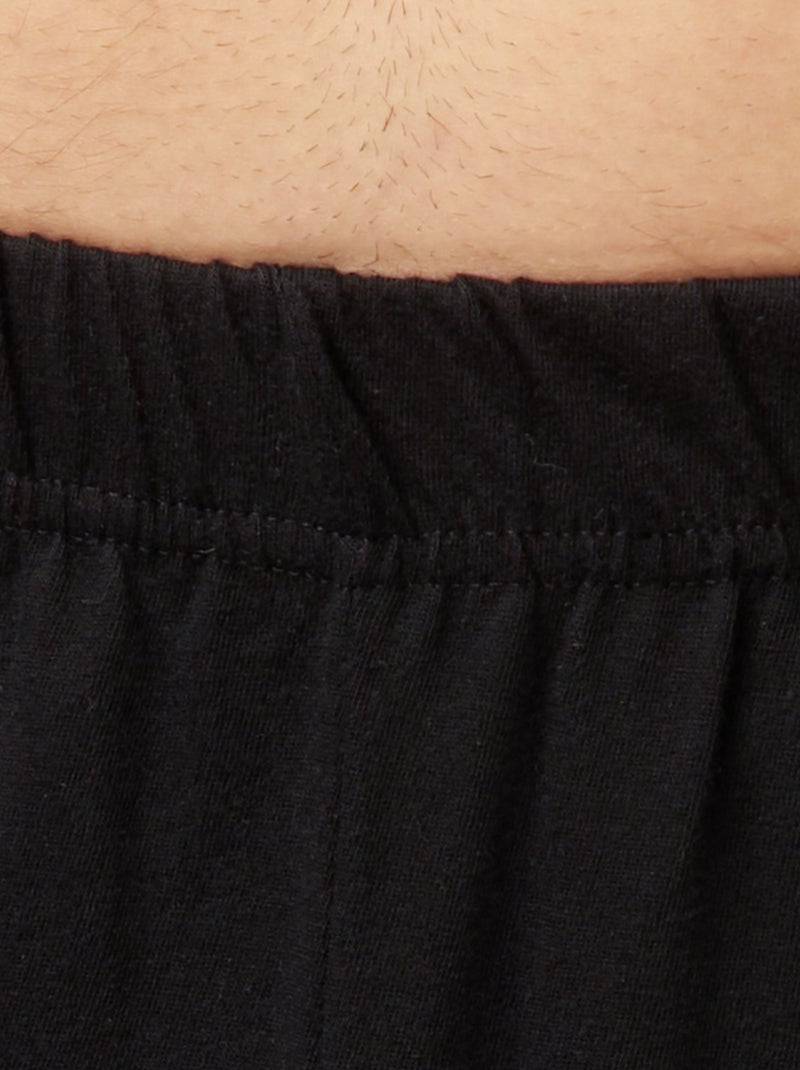 Pijama curto de 2 peças com mensagem AZUL - Kiabi