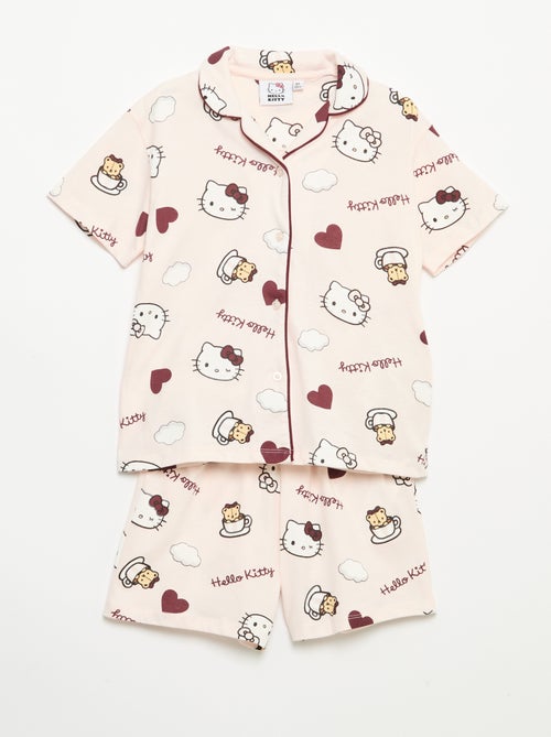 Pijama curto de 2 peças 'Hello Kitty' - Kiabi