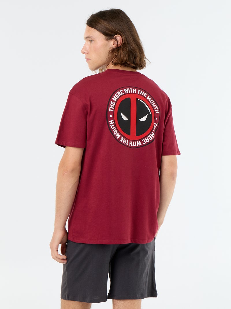 Pijama curto de 2 peças 'Marvel' Vermelho - Kiabi
