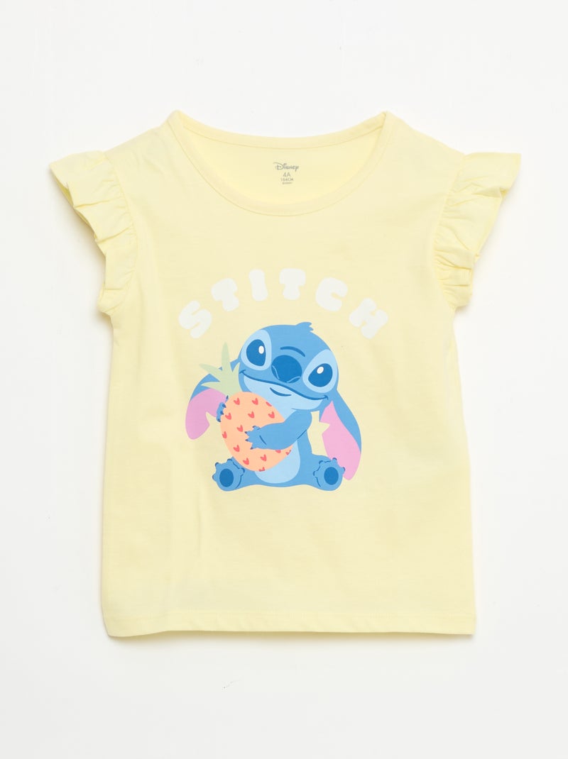Pijama curto de 2 peças 'Minnie' 'Disney' Amarelo - Kiabi