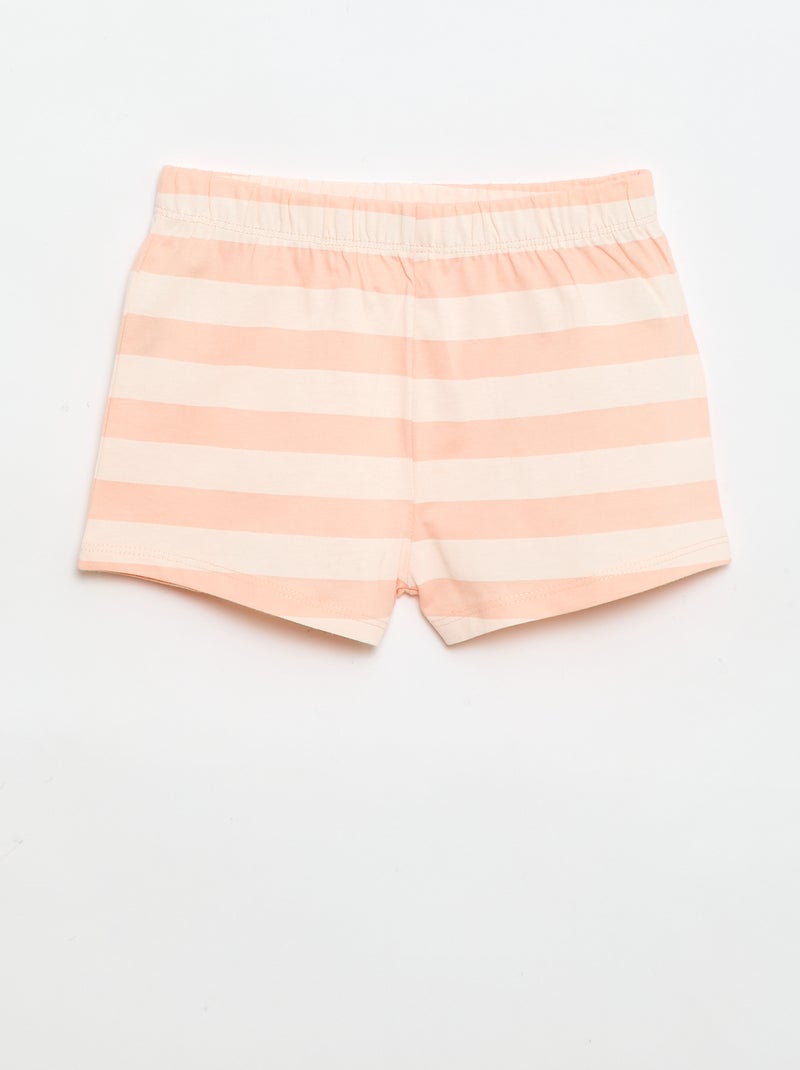 Pijama curto de 2 peças 'Minnie' 'Disney' Laranja - Kiabi