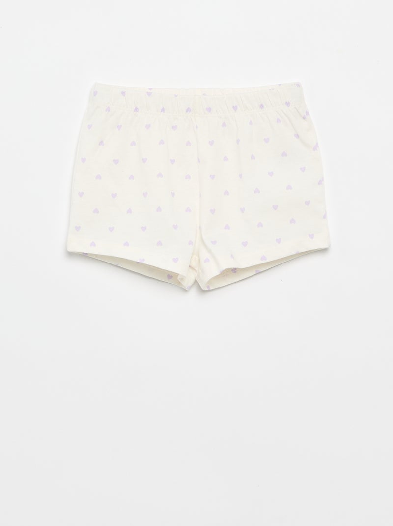 Pijama curto de 2 peças 'Minnie' 'Disney' Violeta - Kiabi