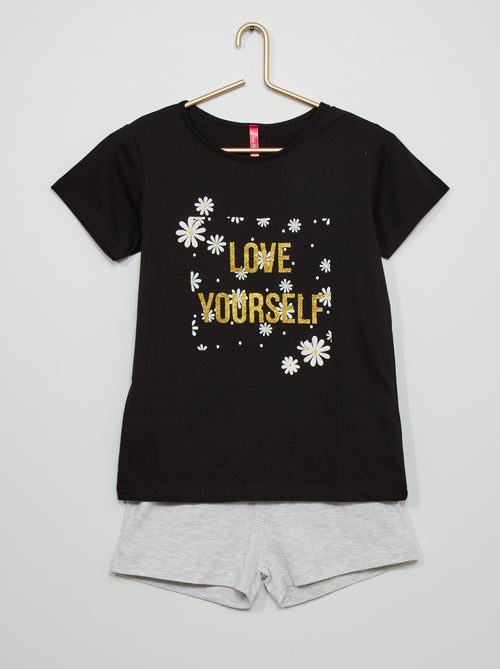 Pijama curto de 2 peças - Kiabi