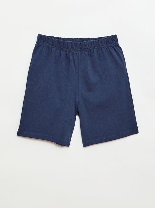 Pijama curto de alças + calções - 2 peças - Kiabi