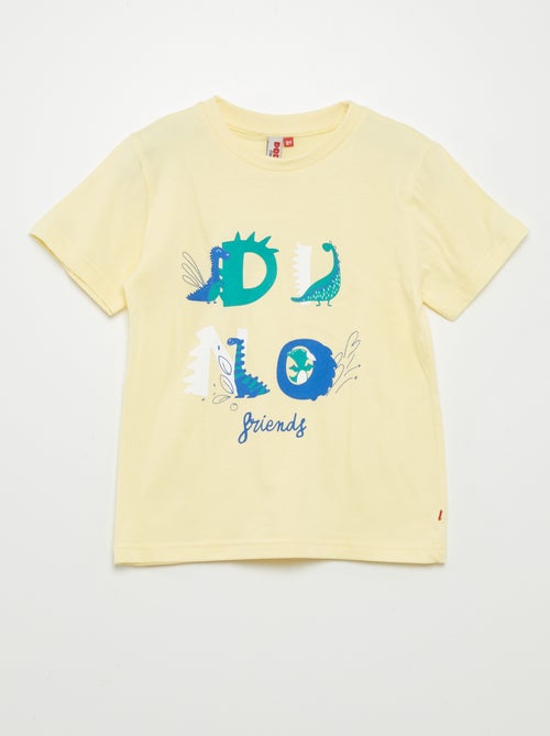 Pijama curto 'dinossauros' com calções + t-shirt - 2 peças - Kiabi