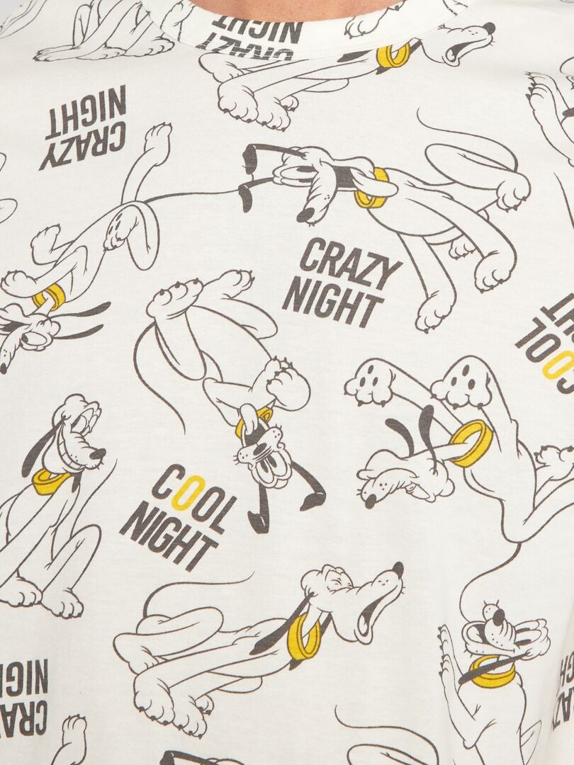 Pijama curto 'Disney' - 2 peças BRANCO - Kiabi