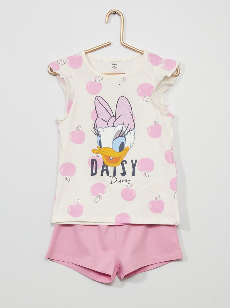 Pijama curto 'Disney' em jersey  - 2 peças BRANCO - Kiabi