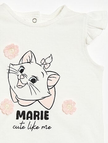 Pijama curto 'Disney' 'Marie' - 2 peças