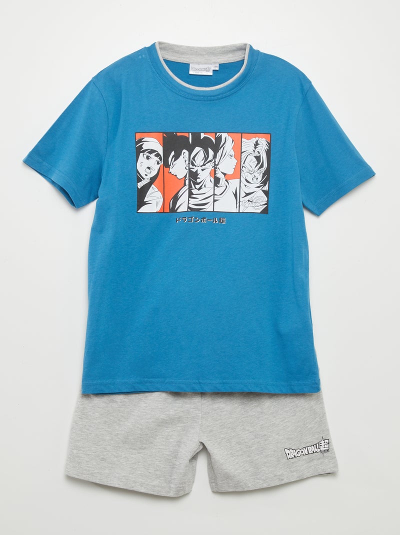 Pijama curto 'Dragon Ball Z' - 2 peças Azul - Kiabi