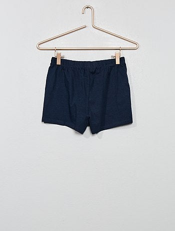 Pijama curto em jersey - Kiabi