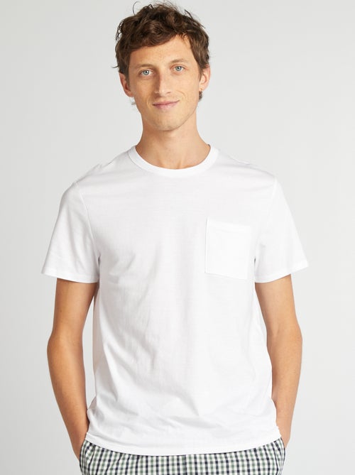 Pijama curto em popelina  - 2 peças - Kiabi