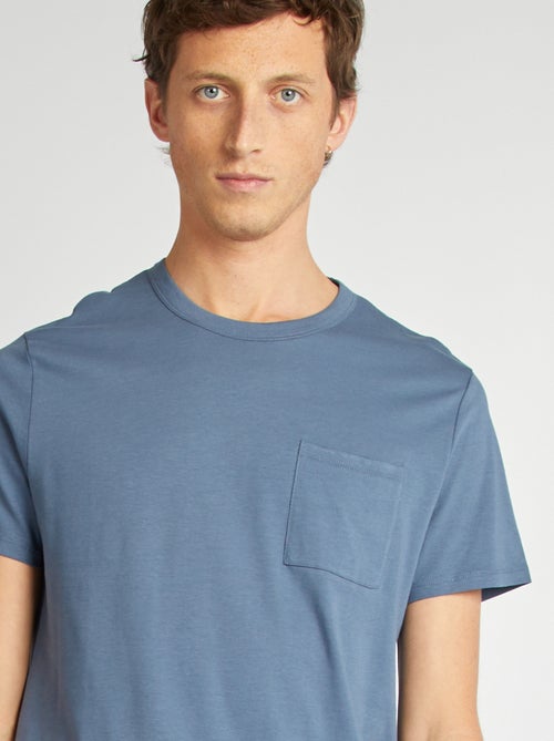 Pijama curto em popelina  - 2 peças - Kiabi