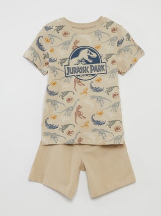 Pijama curto estampado - 2 peças