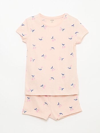 Pijama Curto Estampado - 2 Peças