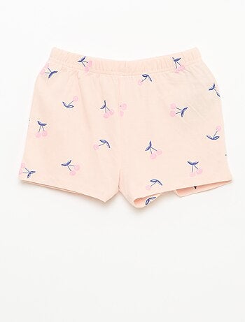 Pijama Curto Estampado - 2 Peças