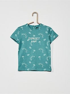 Pijama curto estampado - Kiabi