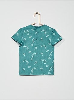 Pijama curto estampado - Kiabi