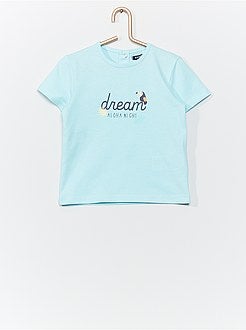 Pijama curto estampado - Kiabi