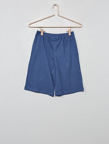 Pijama curto estampado - Kiabi