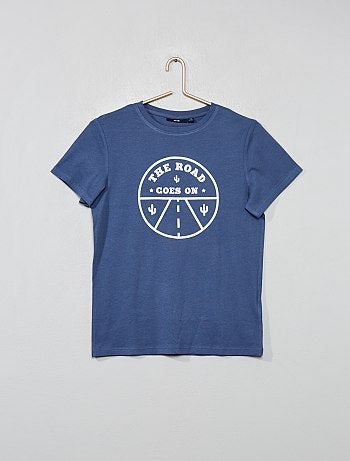 Pijama curto estampado - Kiabi