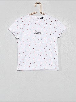 Pijama curto estampado - Kiabi