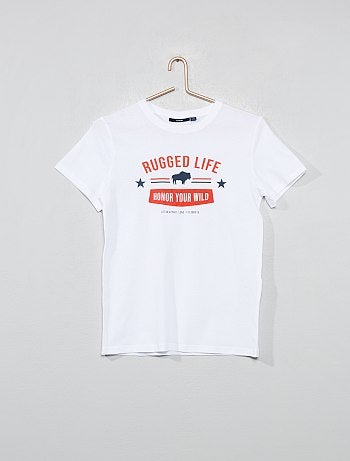 Pijama curto estampado - Kiabi