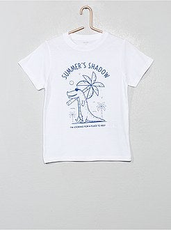 Pijama curto estampado - Kiabi