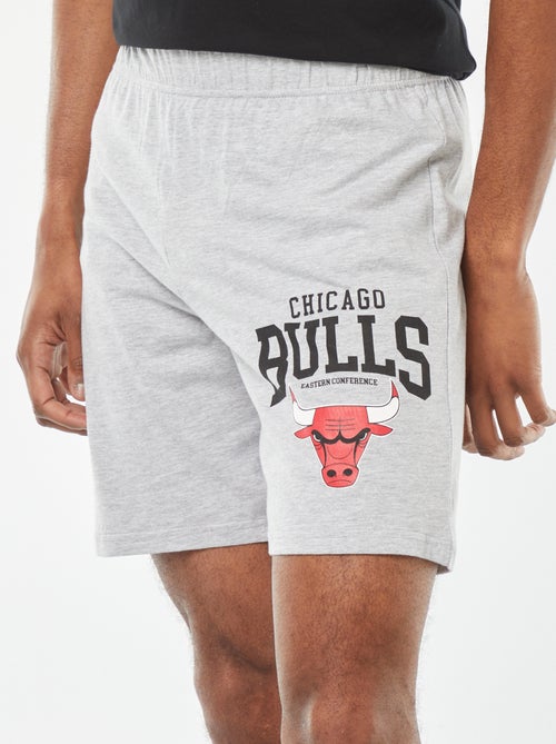 Pijama curto estampado 'Chicago Bulls' - 2 peças - Kiabi