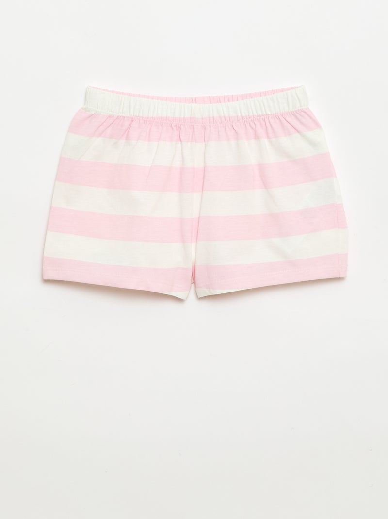 Pijama curto estampado 'Gabby e a Casa Mágica' - 2 peças Branco - Kiabi