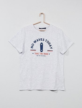 Pijama curto estampado - Kiabi