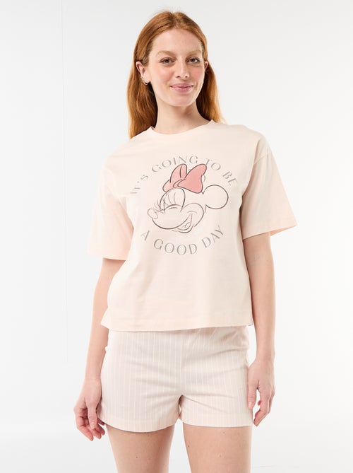 Pijama curto estampado 'Minnie' - 2 peças - Kiabi
