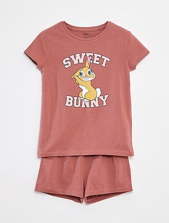 Pijama curto estampado 'Maria' - 2 peças